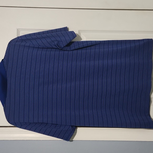 Under Armour Men's Blue Striped Polo Shirt - Picture 2 of 4